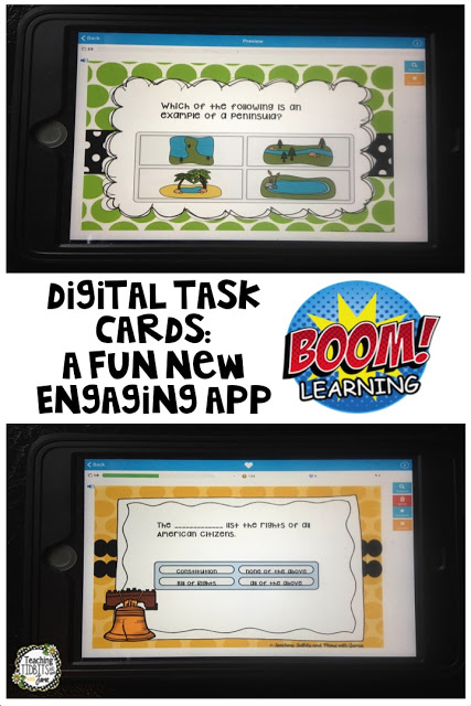 Boom Learning App for Digital Task Cards