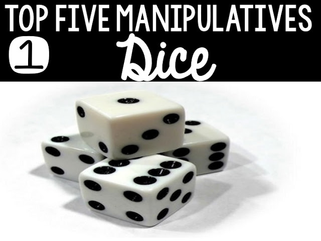 Top Five Math Manipulatives to Use Now:  Dice