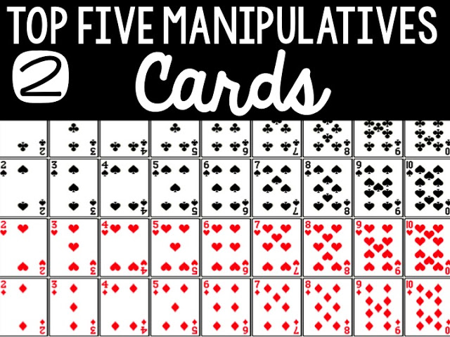 Top Five Math Manipulative to Use Now: Cards