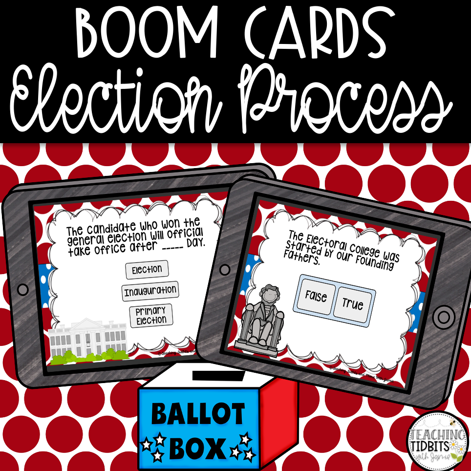 Election Day Activities Boom Cards