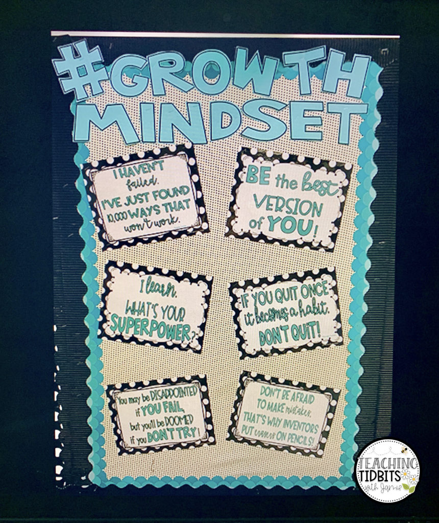 Growth Mindset Bulletin Board Set