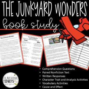 The Junkyard Wonders Book Companion Activities